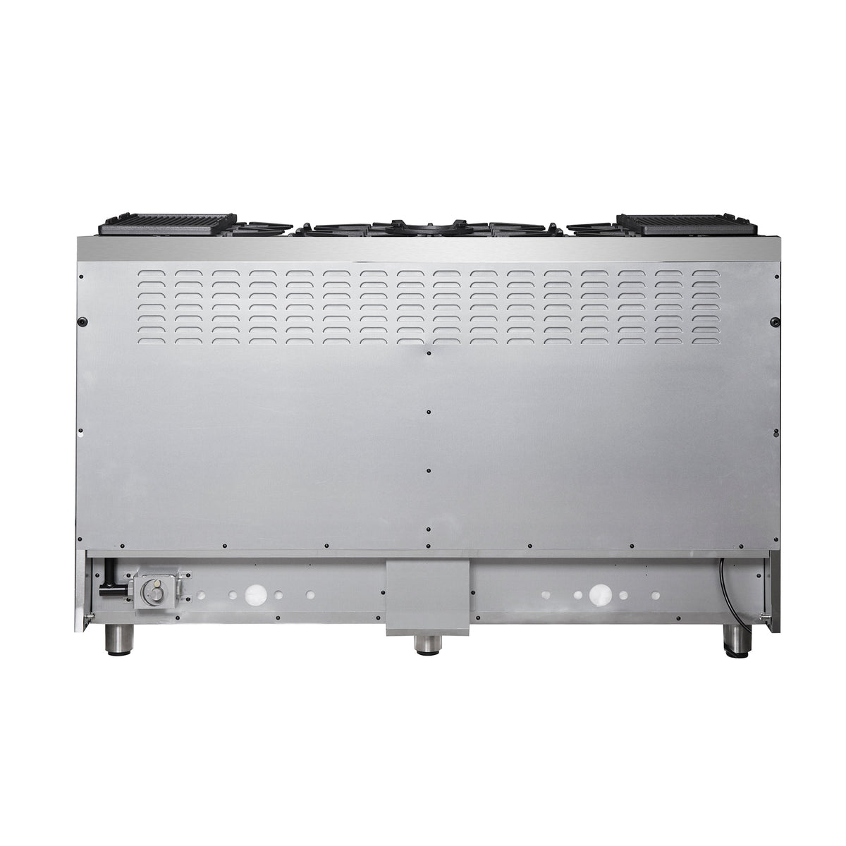 Forno Massimo 60-Inch Gas Range FFSGS6239-60 – Stainless Steel – FFSGS6239 60 Forno Massimo Double Oven Gas Range Back Panel