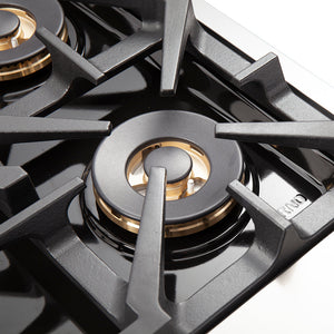 Forno Capriasca 30-Inch Gas Range FFSGS6260-30 – Stainless Steel – FFSGS6260 30 corner burner web