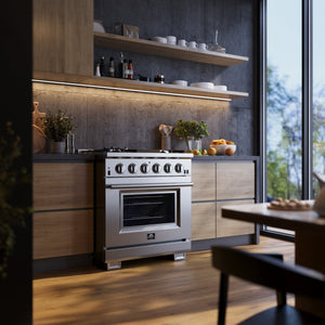 Forno Capriasca 30-Inch Gas Range FFSGS6260-30 – Stainless Steel – FFSGS6260 30 Lifestyle