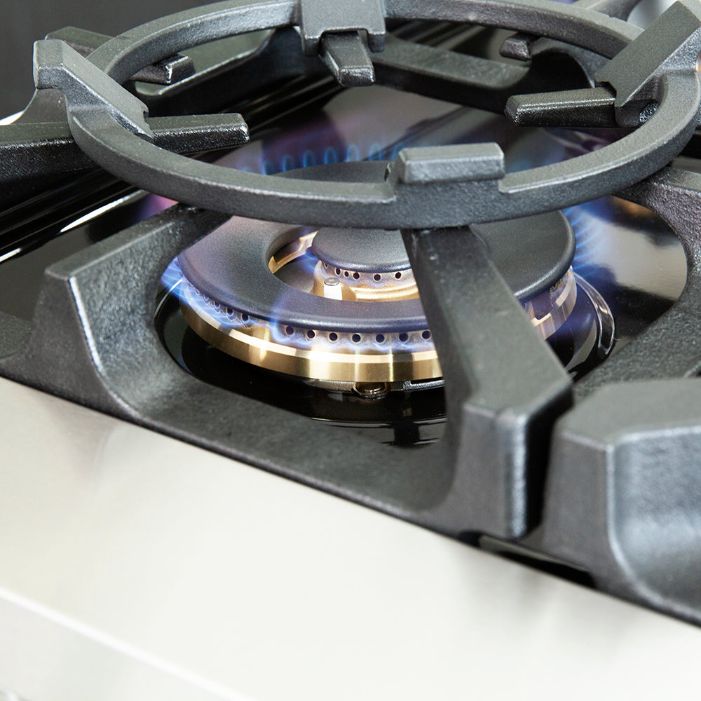 Forno Capriasca 36-Inch Gas Range FFSGS6260-36 – Stainless Steel – FFSGS6260 48 lit burner with wok web
