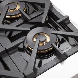 Forno Capriasca 60-Inch Gas Range FFSGS6260-60 – Stainless Steel – FFSGS6260 60 corner burner web scaled