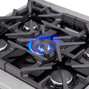 Forno Massimo 30-Inch Dual Fuel Range FFSGS6325-30 – Stainless Steel – FFSGS6325 30 forno massimo french door dual fuel range cooktop