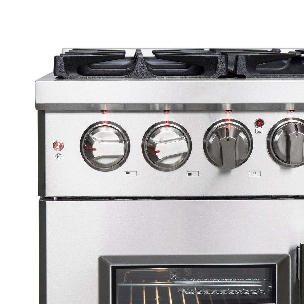 Forno Massimo 36-Inch Dual Fuel Range FFSGS6325-36 – Stainless Steel – FFSGS6325 36 forno massimo french door dual fuel range knobs
