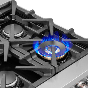 Forno Massimo 48-Inch Dual Fuel Range FFSGS6325-48 – Stainless Steel – FFSGS6325 48 forno massimo french door dual fuel range cooktop