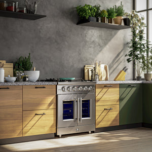 Forno Massimo 30-Inch Gas Range FFSGS6439-30 – Stainless Steel – FFSGS6439 30 Lifestyle