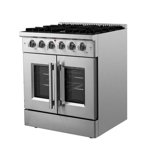 Forno Galiano 30-Inch Gas Range FFSGS6444-30 – Stainless Steel – FFSGS6444 30 20Angle