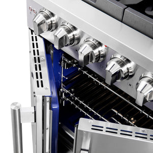 Forno Capriasca 30-Inch Gas Range FFSGS6460-30 – Stainless Steel – FFSGS6460 30 20Door 20Vents