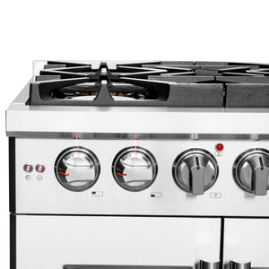 Forno Capriasca 30-Inch Gas Range FFSGS6460-30 – Stainless Steel – FFSGS6460 30 20Illuminated 20Knobs