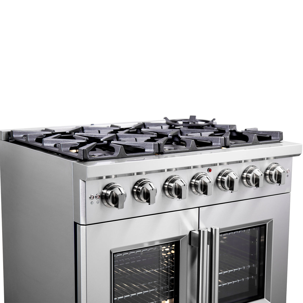 Forno Capriasca 36-Inch Gas Range FFSGS6460-36 – Stainless Steel – FFSGS6460 36 20Control 20Knobs