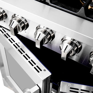 Forno Capriasca 36-Inch Gas Range FFSGS6460-36 – Stainless Steel – FFSGS6460 36 20Door 20Vents