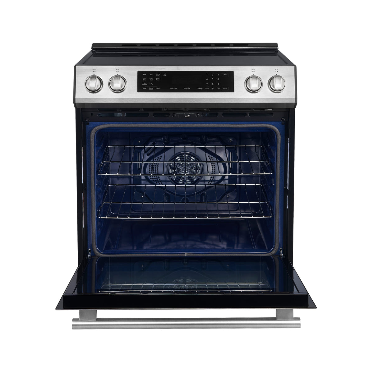 Forno Donatello 30-Inch Induction Range FFSIN0905-30 – Stainless Steel – FFSIN0905 30 espresso leonardo induction range front open