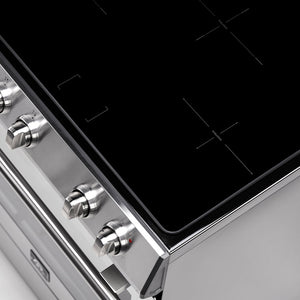 Forno Kitchen Appliance Package FBDL-014-05CAUS – Stainless Steel – FFSIN0982 30 Leonardo 30 inc Induction Range Stainless Steel Close 20Up SS