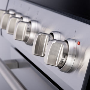 Forno Kitchen Appliance Package FBDL-014-05CAUS – Stainless Steel – FFSIN0982 30 Leonardo 30 inc Induction Range Stainless Steel Close 20Up 20on 20Knob SS