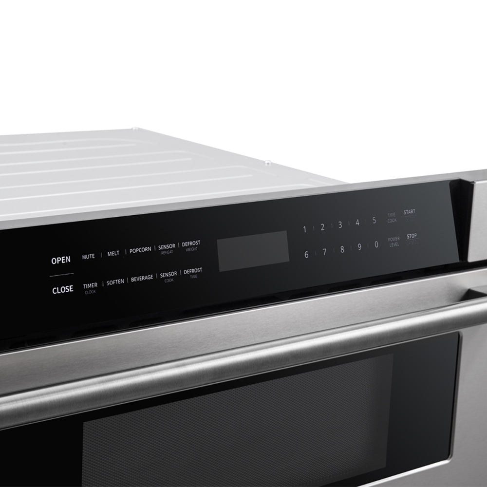 Forno Capoliveri 30-Inch Microwave Drawer FMWDR3000-30 – Stainless Steel – FMWDR3000 30 SS Control Panel
