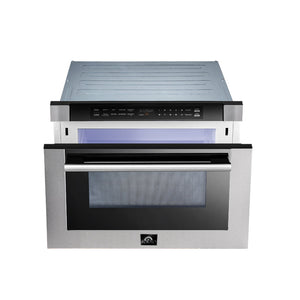 Forno Capoliveri 24-Inch Microwave Drawer FMWDR3000-24 – Stainless Steel – FMWDR300024 5