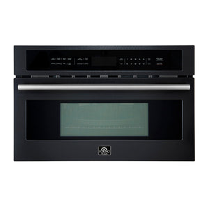 Forno Kitchen Appliance Package FBDL-025-03CAUS – Stainless Steel – FMWDR3093 30BLK FRONT STAINLESS HANDLE