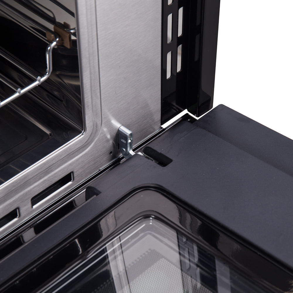 Forno Kitchen Appliance Package FBDL-025-01CAUS – Stainless Steel – FMWDR3093 30 Close Up on Braket