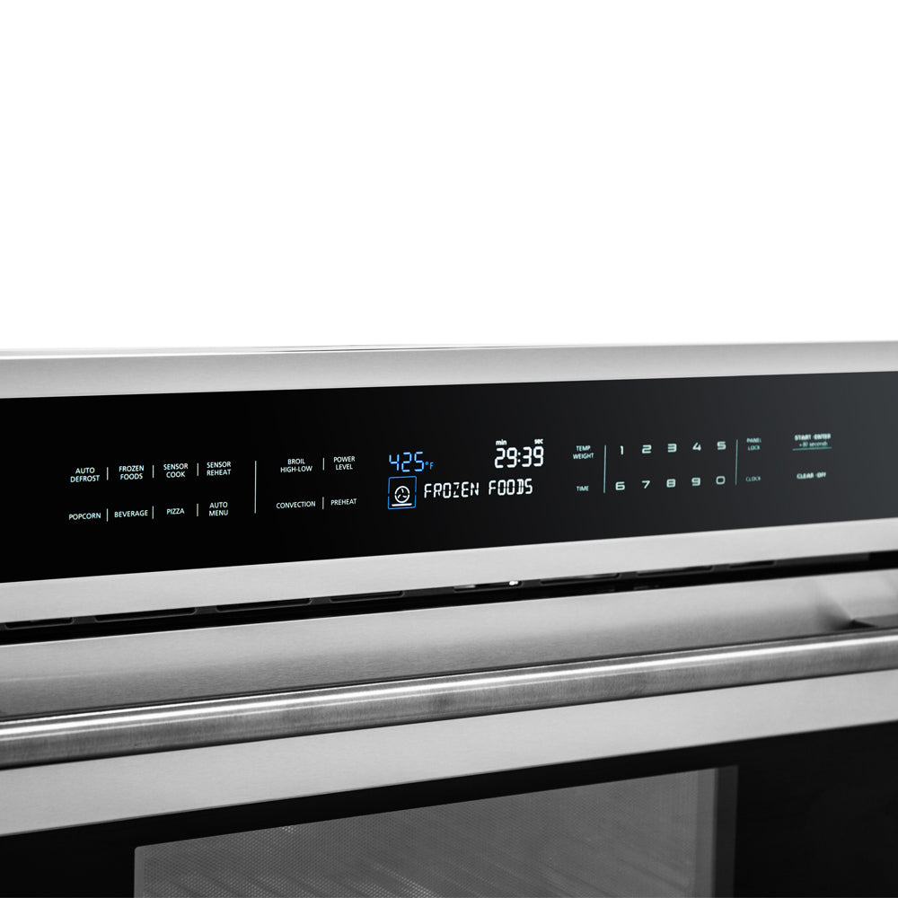 Forno Kitchen Appliance Package FBDL-025-01CAUS – Stainless Steel – FMWDR3093 30 Close Up on Control Panel