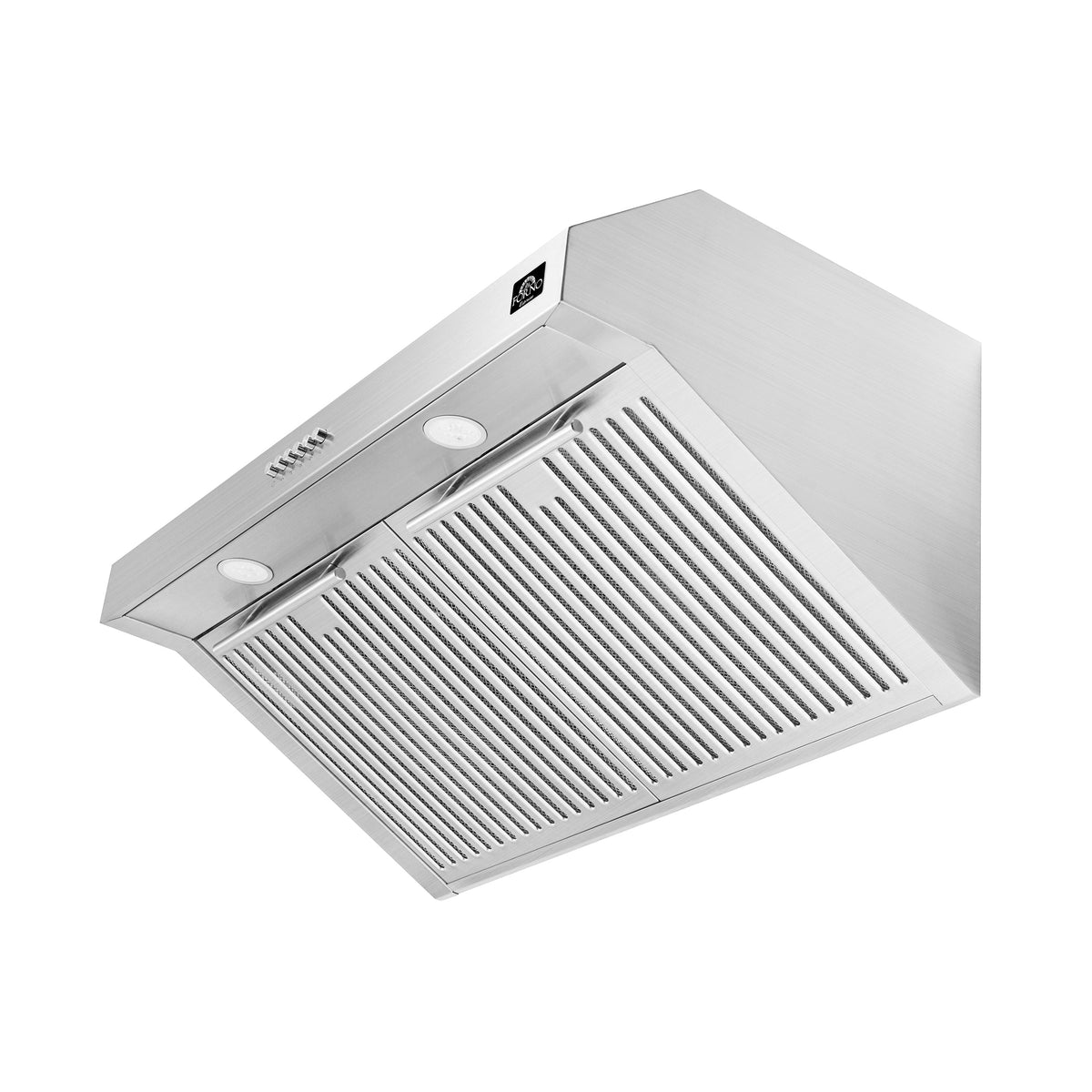 Forno Kitchen Appliance Package FBDL-010-01US – Stainless Steel – FRHUC5255 30S forno espresso range hood side