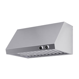 Forno Biagio 36-Inch Range Hood FRHWM5009-36 – Stainless Steel – FRHWM5009 36 Biagio Rangehood Front Right Angle