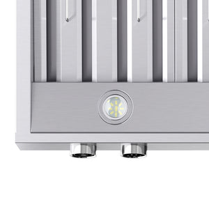 Forno Biagio 36-Inch Range Hood FRHWM5009-36 – Stainless Steel – FRHWM5009 Series Biagio Rangehood GU10 LED Lights