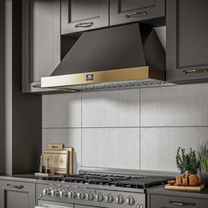 Forno Vittorio 48-Inch Range Hood FRHWM5078-48 – Black – FRHWM5078 48BLK Lifestyle