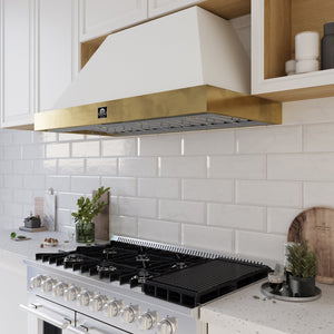 Forno Vittorio 48-Inch Range Hood FRHWM5078-48 – White – FRHWM5078 48WHT Lifestyle