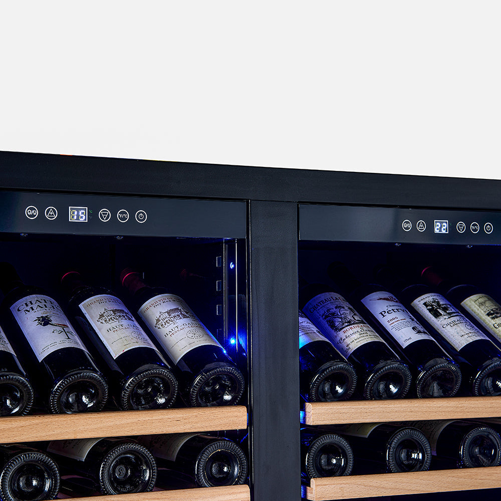 Forno Vernazza 40-Inch Wine & Beverage Cooler FWCDR6642-40 – Stainless Steel – FWCDR6642 40S Vernazza Close 20Up 20on 20Control 20Panel