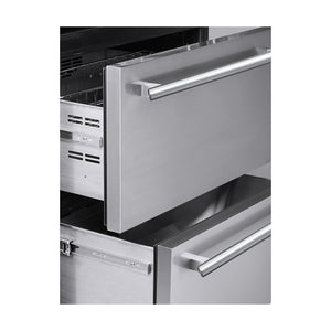 Forno Capraia 30-Inch Wine & Beverage Cooler FWCDR6661-30 – Stainless Steel – FWCDR6661 30S 20Drawers