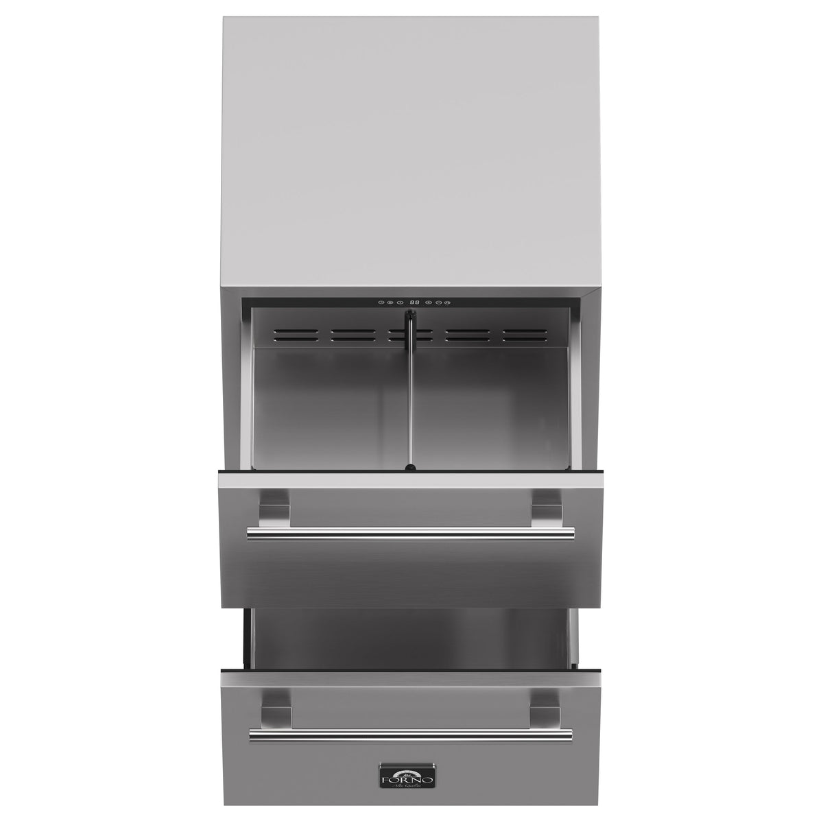 Forno Como 24-Inch Drawer Refrigerator & Freezer FDROD1611-24 – Stainless Steel – Fridge FDROD1611 24S 2024 09 Top Open