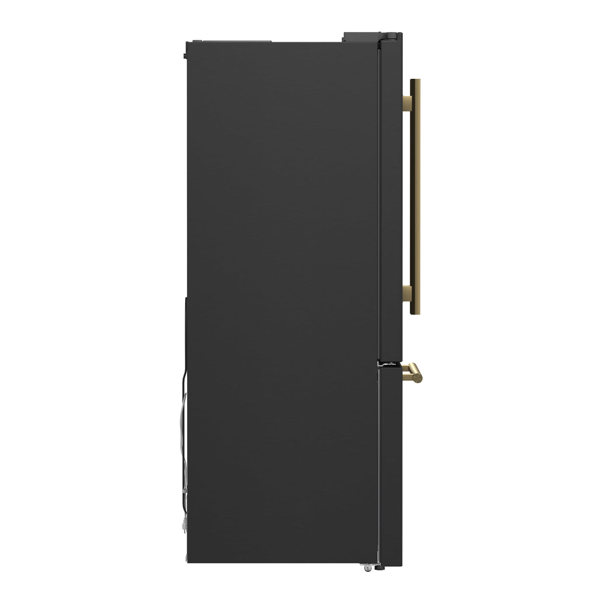 Forno Gallipoli 30-Inch French Door Refrigerator FFFFD1974-31 – Black – Fridge FFFFD1974 31BLK 2024 09 Side