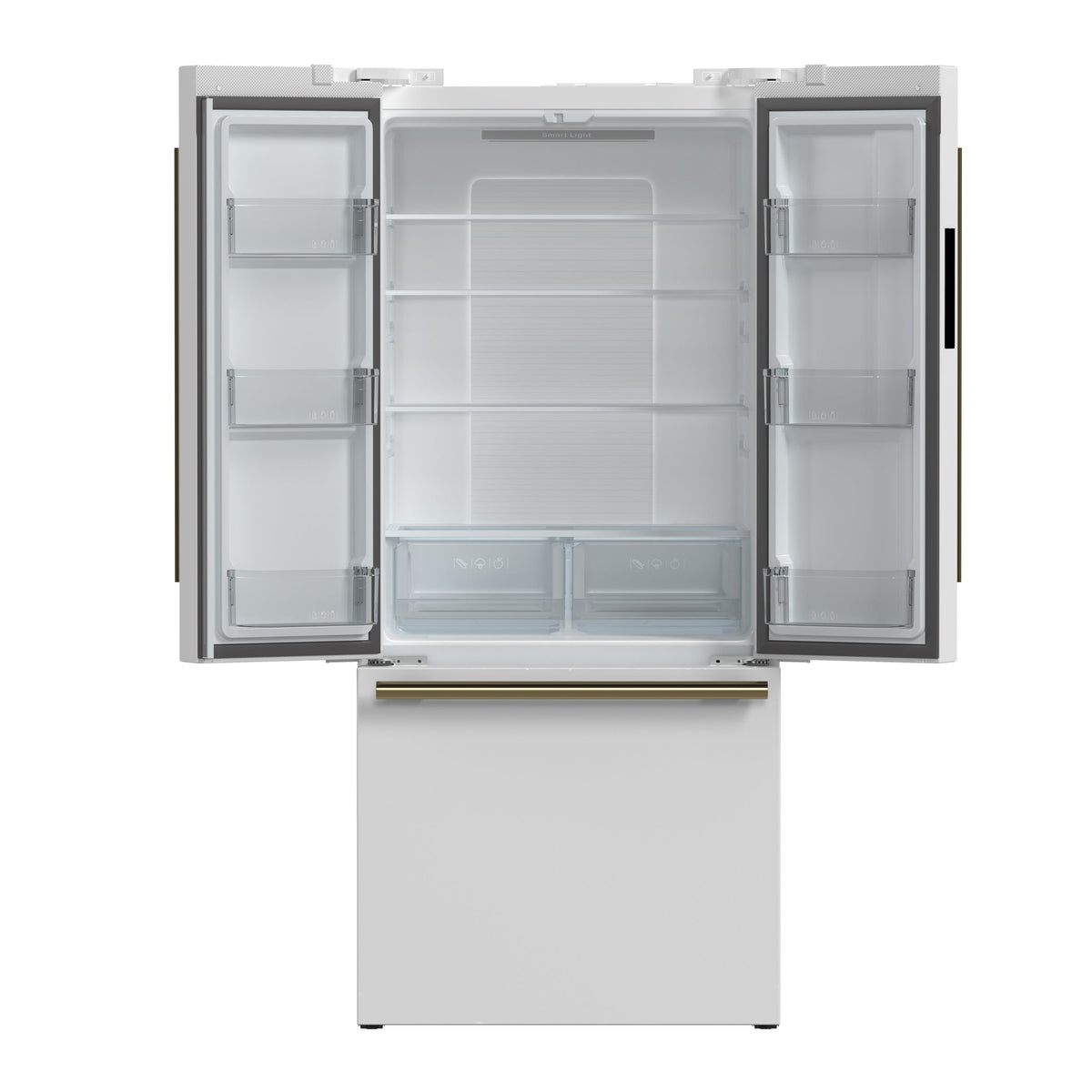 Forno Gallipoli 30-Inch French Door Refrigerator FFFFD1974-31 – White – Fridge FFFFD1974 31WHT 2024 09 Front Open