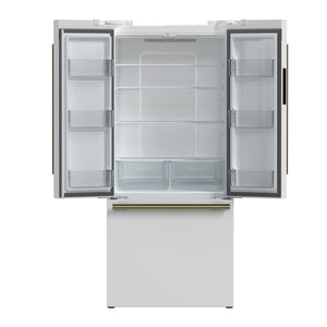 Forno Kitchen Appliance Package FBDL-003-11US – Stainless Steel – Fridge FFFFD1974 31WHT 2024 09 Front Open