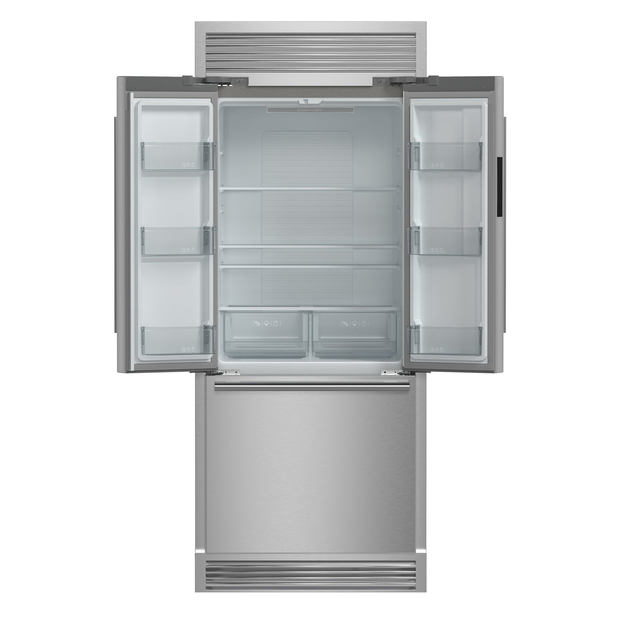 Forno Gallipoli 30-Inch French Door Refrigerator FFFFD1974-35SG – Stainless Steel – Fridge FFFFD1974 35SG 2024 09 Front Open