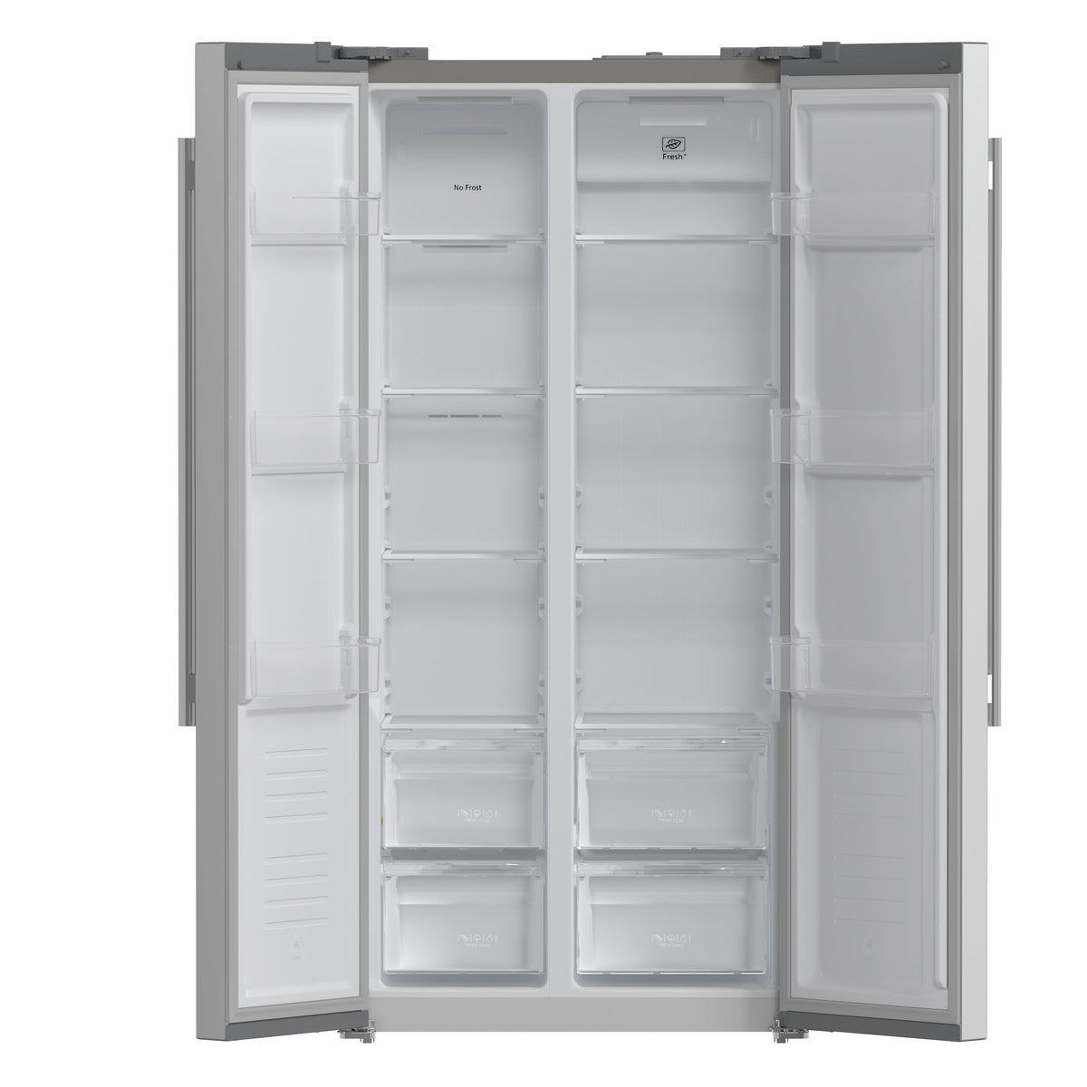 Forno Salerno 33-Inch Side-by-Side Refrigerator FFRBI1805-33SB – Stainless Steel VCM – Fridge FFRBI1805 33SB 2024 10 Front Open