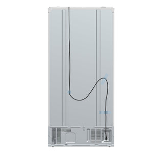 Forno Salerno 33-Inch Side-by-Side Refrigerator FFRBI1805-33 – White – Fridge FFRBI1805 33WHT 2024 09 Back