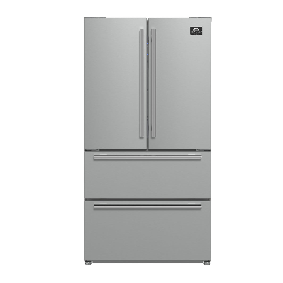 Forno Moena 36-Inch French Door Refrigerator FFRBI1820-36SB – Stainless Steel VCM – Fridge FFRBI1820 36S 2024 09 Front