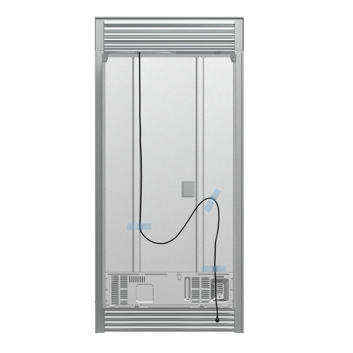 Forno Moena 40-Inch French Door Refrigerator FFRBI1820-40SG – Stainless Steel VCM – Fridge FFRBI1820 40SG 2024 09 Back