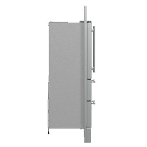 Forno Moena 40-Inch French Door Refrigerator FFRBI1820-40SG – Stainless Steel VCM – Fridge FFRBI1820 40SG 2024 09 Side