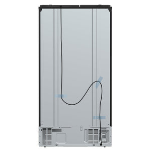 Forno Salerno 36-Inch Side-by-Side Refrigerator FFRBI1844-36 – Black – Fridge FFRBI1844 36BLK 2024 09 Back