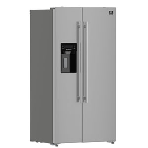 Forno Kitchen Appliance Package FBDL-003-06US – Stainless Steel – Fridge FFRBI1844 36SB 2024 09 Angle