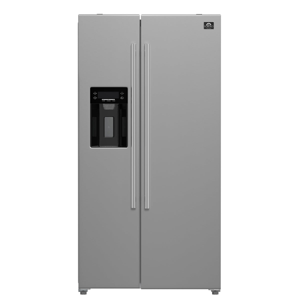 Forno Salerno 36-Inch Side-by-Side Refrigerator FFRBI1844-36SB – Stainless Steel VCM – Fridge FFRBI1844 36SB 2024 09 Front