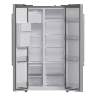 Forno Salerno 36-Inch Side-by-Side Refrigerator FFRBI1844-36SB – Stainless Steel VCM – Fridge FFRBI1844 36SB 2024 09 Front Open