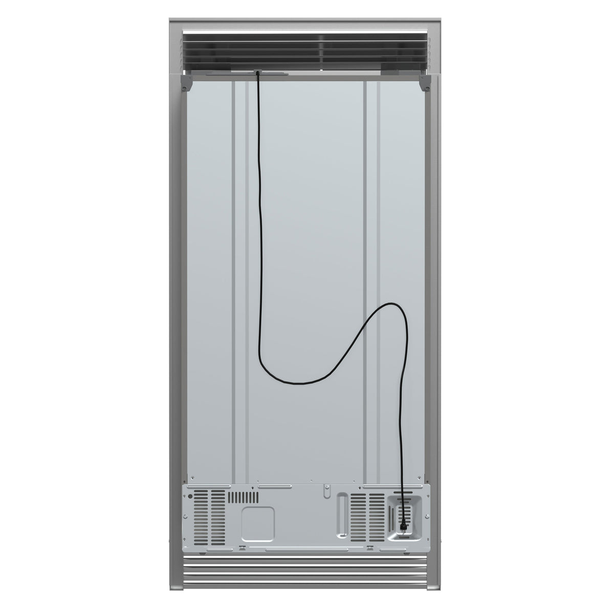 Forno Salerno 40-Inch Side-by-Side Refrigerator FFRBI1844-40SG – Stainless Steel VCM – Fridge FFRBI1844 40SG 2024 09 Back