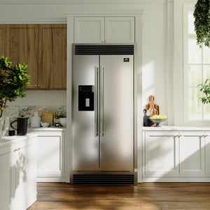 Forno Salerno 40-Inch Side-by-Side Refrigerator FFRBI1844-40SG – Stainless Steel VCM – Fridge FFRBI1844 40SG Lifestyle 20 282 29