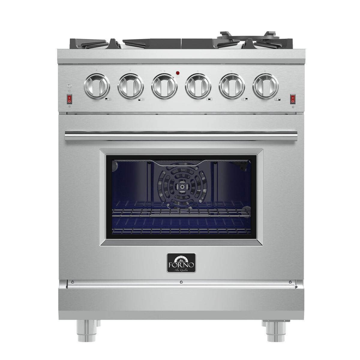 Forno Massimo 30-Inch Gas Range FFSGS6239-30 – Stainless Steel – Gas Range FFSGS6239 30 Front 2026 04 03