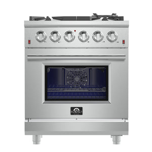 Forno Massimo 30-Inch Gas Range FFSGS6239-30 – Stainless Steel – Gas Range FFSGS6239 30 Front 2026 04 03