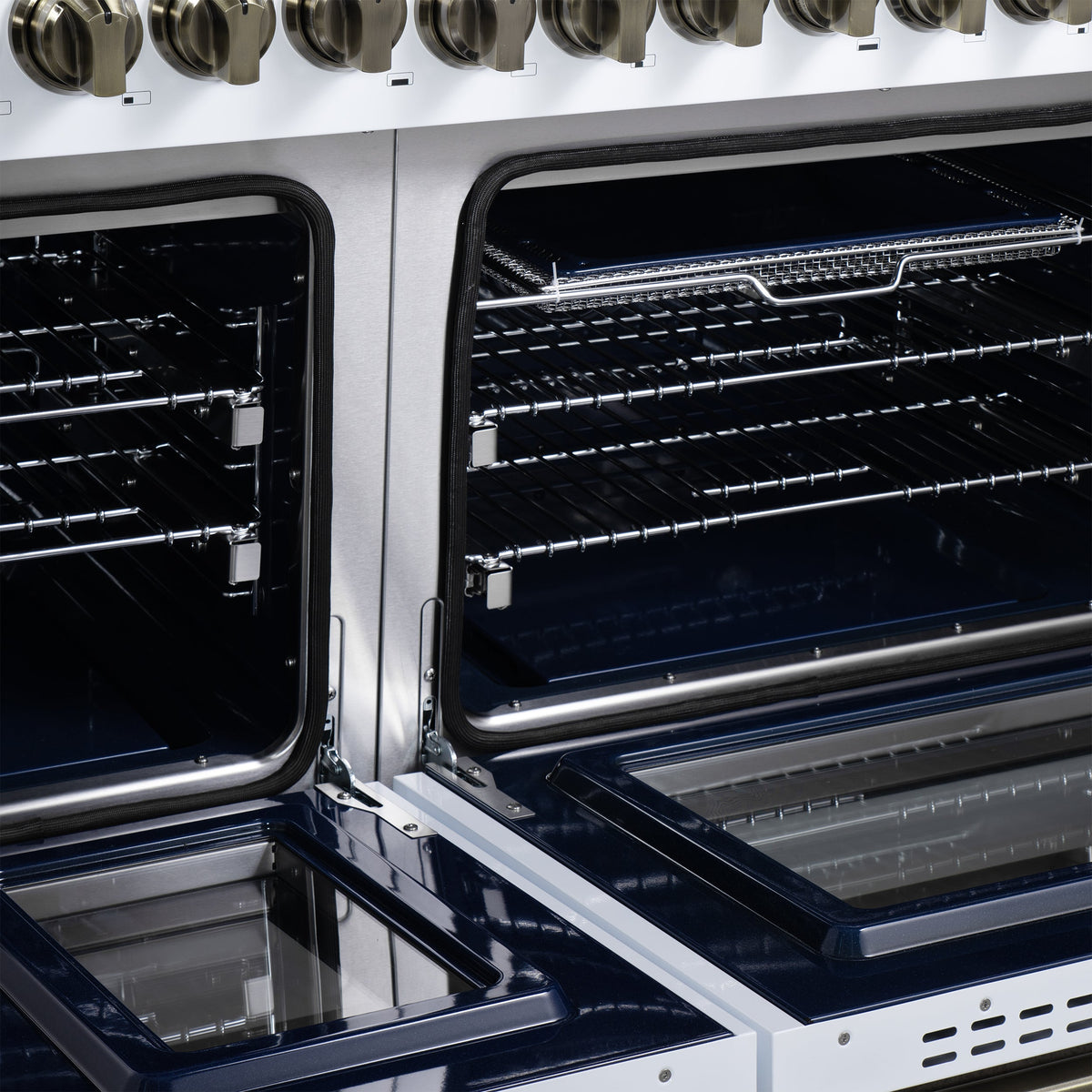 Forno Massimo 48-Inch Gas Range FFSGS6239-48 – White – Gas Range FFSGS6239 48WHT Hinges 2025 07 25