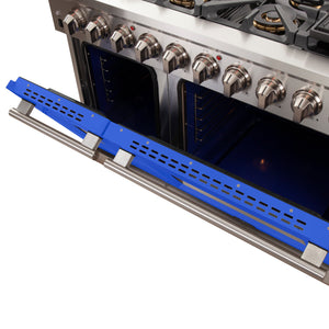 Forno Capriasca 48-Inch Gas Range FFSGS6260-48BLU – Stainless Steel – Gas Range FFSGS6260 48BLU vent blue door 2025 10 17