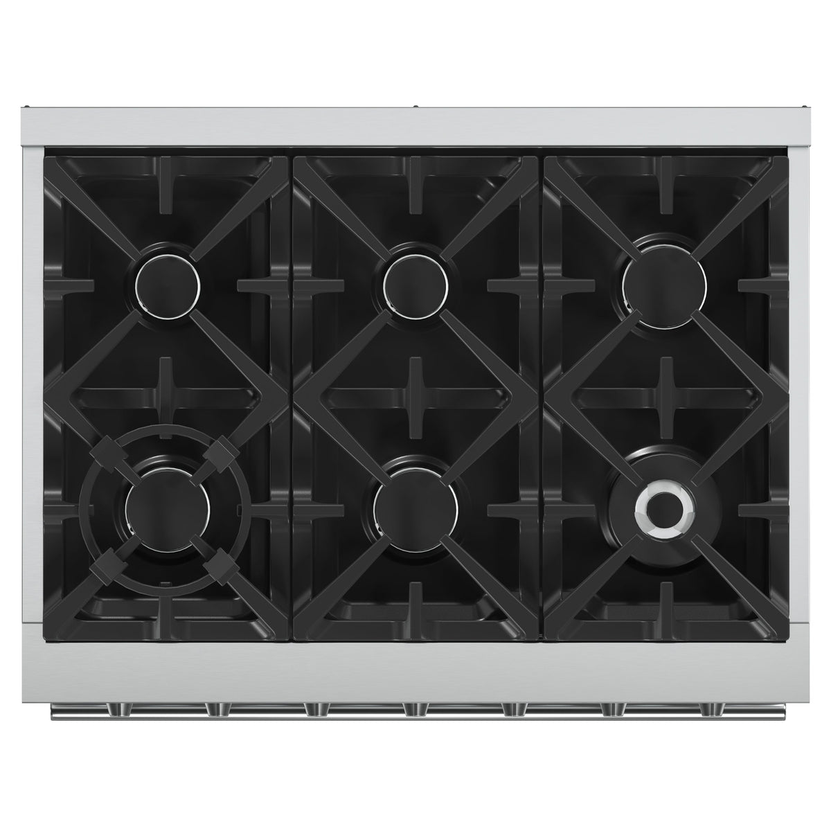 Forno Massimo 36-Inch Gas Range FFSGS6239-36 – Stainless Steel – Gas Range FFSGS6239 36 2024 11 Top